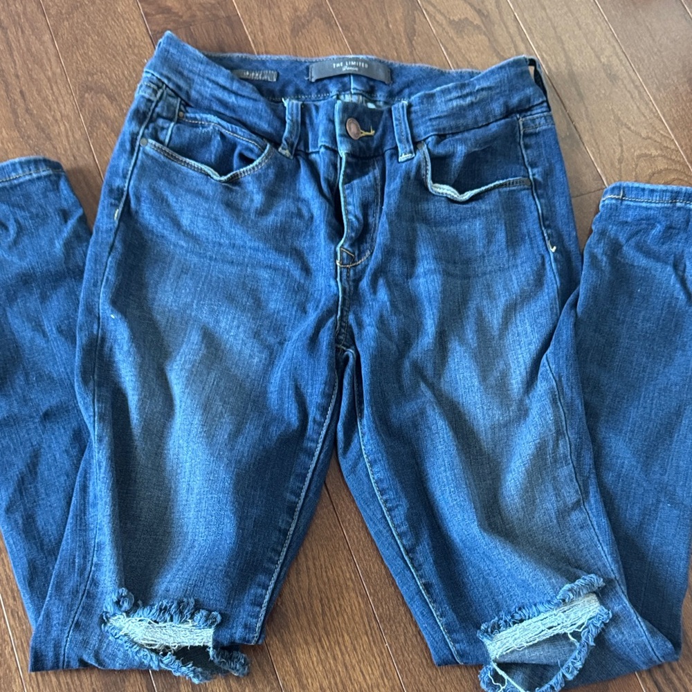 The Limited Dark Blue Skinny Jeans